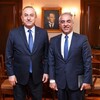 وزير الخارجية التركي يستقبل رئيس مؤسسة بارزاني الخيرية