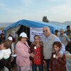 منظمة حمورابي لحقوق الإنسان تشمل 150 نازحا في قرية قراولا بالكسوة الشتوية و مستلزمات حياتية أخرى