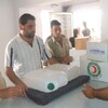  جمعية بابل الخيرية توزع المساعدات الإنسانية للعوائل المهجرة
