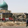 انفجار شاحنة مفخخة قرب مسجد الخلاني ببغداد يسفرعن سقوط عشرات الضحايا بين قتيل وجريح