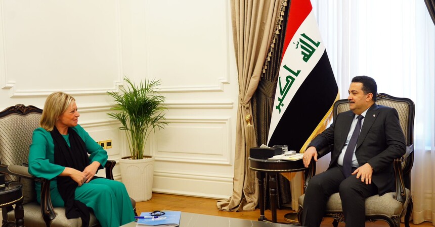 بلاسخارت تبلغ السوداني دعمها لمواجهة التحديات في العراق 