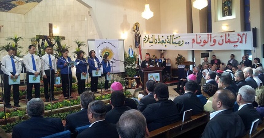 حمورابي تشارك في المهرجان الخامس لرعية مار يوسف للسريان الكاثوليك ببغداد