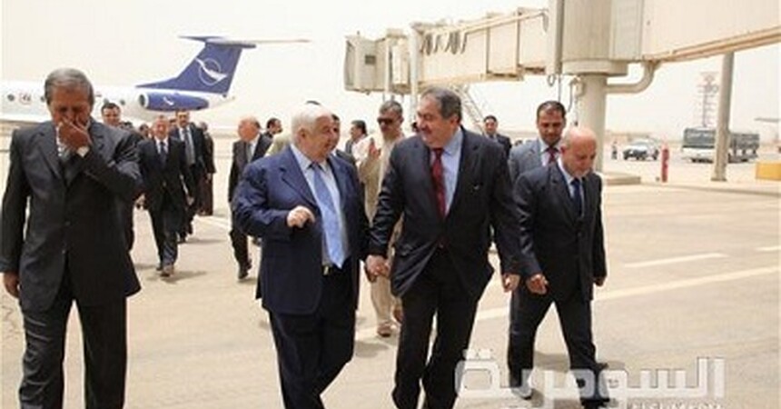 وزير الخارجية السوري يصل إلى بغداد في زيارة رسمية