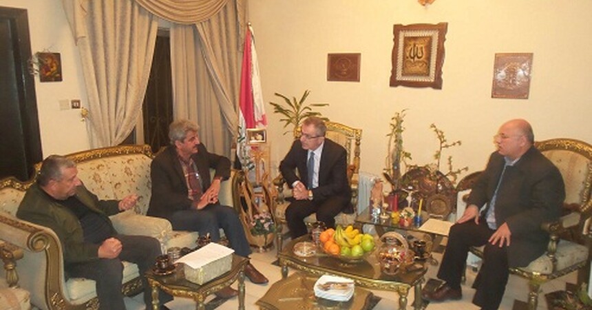 معالي الوزير فارس ججو يزور المقر المركزي لمنظمة حمورابي في بغداد