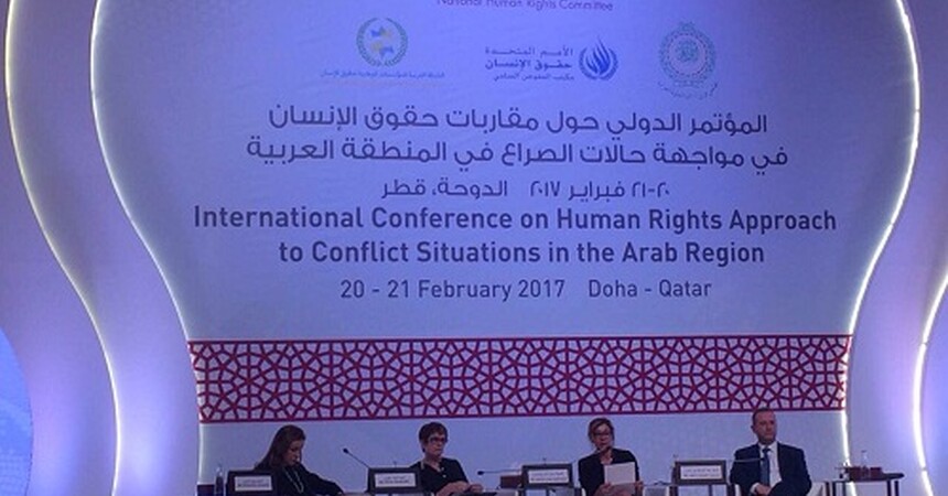 •	أربعة وثلاثون توصية يصدرها مؤتمر الدوحة الدولي من اجل إيجاد مقاربات لحقوق الانسان وحماية المدنيين خلال الصراعات