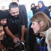 وزيرة الهجرة تزور مخيمات النازحين السليمانية