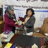 منظمة حمورابي لحقوق الإنسان تضيّف الاكاديمية العراقية المتميزة البرفسورة آمنة نعمة الثويني