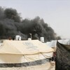 اندلاع حريق بخيم النازحين الإيزيديين في دهوك