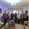 النائب أرشد الصالحي رئيس لجنة حقوق الإنسان في البرلمان العراقي يزور مقر منظمة حمورابي لحقوق الإنسان في بغداد