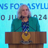 رومانوسكي: عودة النازحين يجب أن تكون طوعية وكريمة