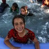 مسابح‭ ‬لإنقاذ‭ ‬بسمة‭ ‬طفولة‭ ‬النازحين