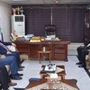 حمورابي تبحث مع عميد كلية التربية في الجامعة المستنصرية افاق التعاون المشترك في مجال التوعية بحقوق الانسان