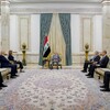 رئيس الجمهورية يؤكد ضرورة توفير بيئة مناسبة لإعادة النازحين