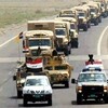 قوة أسناد عسكرية كبيرة تتوجه من بغداد إلى قاعدة الأسد غربي الرمادي