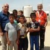 •	وفد من منظمة حمورابي لحقوق الانسان يتفقد المخيمات الجديدة قرب مخمور لاستقبال النازحين من مناطق القيارة جنوبي الموصل