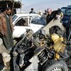 قتلى وجرحي في سلسلة انفجارات ببغداد وتحطم طائرة استطلاع أميركية