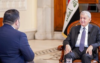 مقابلة فخامة رئيس الجمهورية الدكتور عبد اللطيف جمال رشيد مع قناة الحرة عراق