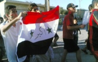 ابناء قرية كرمليس يحتفلون بفوز المنتخب العراقي 