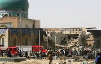 انفجار شاحنة مفخخة قرب مسجد الخلاني ببغداد يسفرعن سقوط عشرات الضحايا بين قتيل وجريح