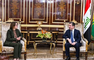 رئيس حكومة إقليم كوردستان يستقبل السفيرة السويدية لدى العراق