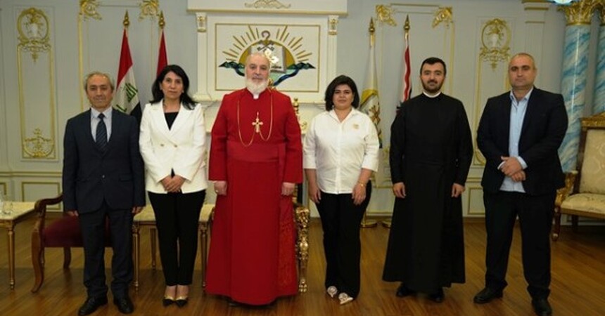 البطريرك مار آوا يلتقي بعددٍ من الشخصيات، ووفد من اتحاد كنائس الشرق الأوسط يزور العراق