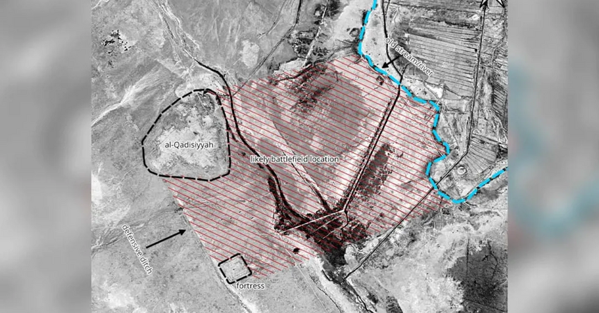 صور الأقمار الصناعية تكشف موقع معركة القادسية في العراق