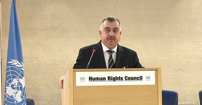 وكيل وزارة الخارجيَّة للشُؤُون مُتعددة الأطراف والشُؤُون القانونيَّة يُلقي كلمة العراق في الجزء رفيع المُستوى للدورة (52) لمجلس حقوق الإنسان