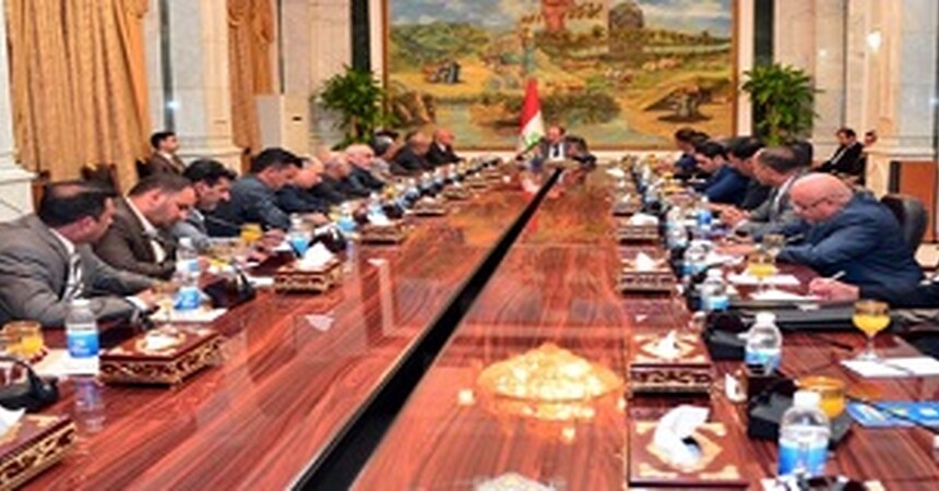 رئيس الوزراء السيد نوري كامل المالكي يستقبل وفد نقابة المهن الصحية 