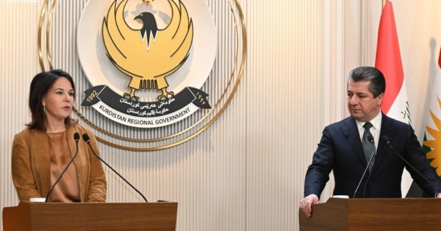 وزيرة خارجية ألمانيا تدعو البيشمركة إلى التنسيق مع الجيش العراقي